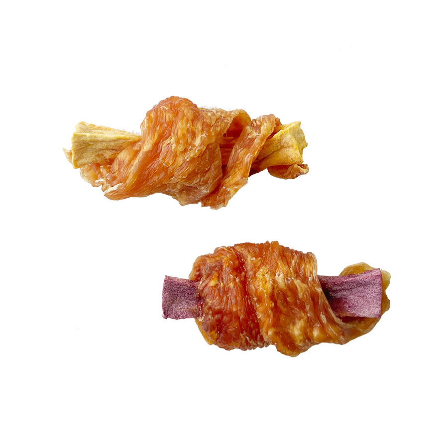 狗零食鸡肉紫薯红薯饼干狗狗自制降火去泪痕磨牙小型犬宠物营养