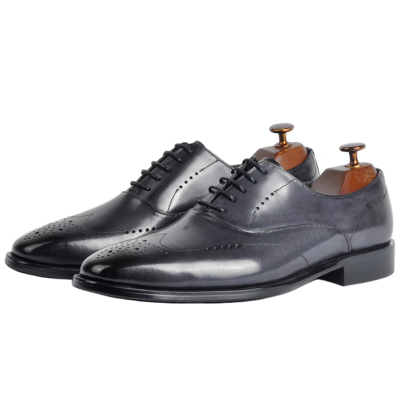 手工真皮男士商务正装皮鞋潮流布洛克雕花方头牛津鞋英伦宽版婚鞋,淘宝优惠券,粉丝福利购,淘宝优惠卷