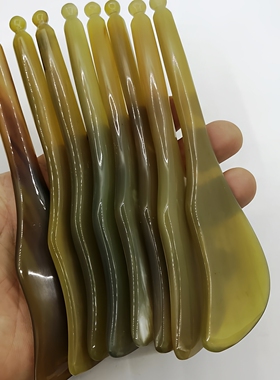 14-15CM精品黄牛角带圆头大刀