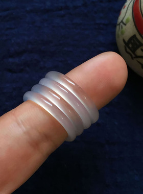 玉石对戒情侣原宿风设计