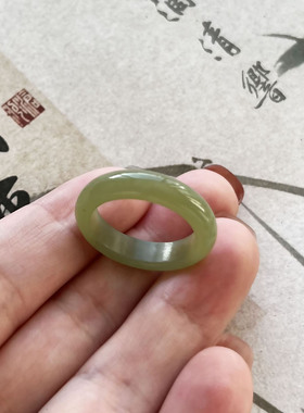 天然和田玉戒指指环男女款