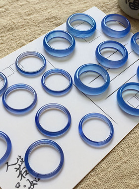 玉冷淡时尚戒指女情侣款