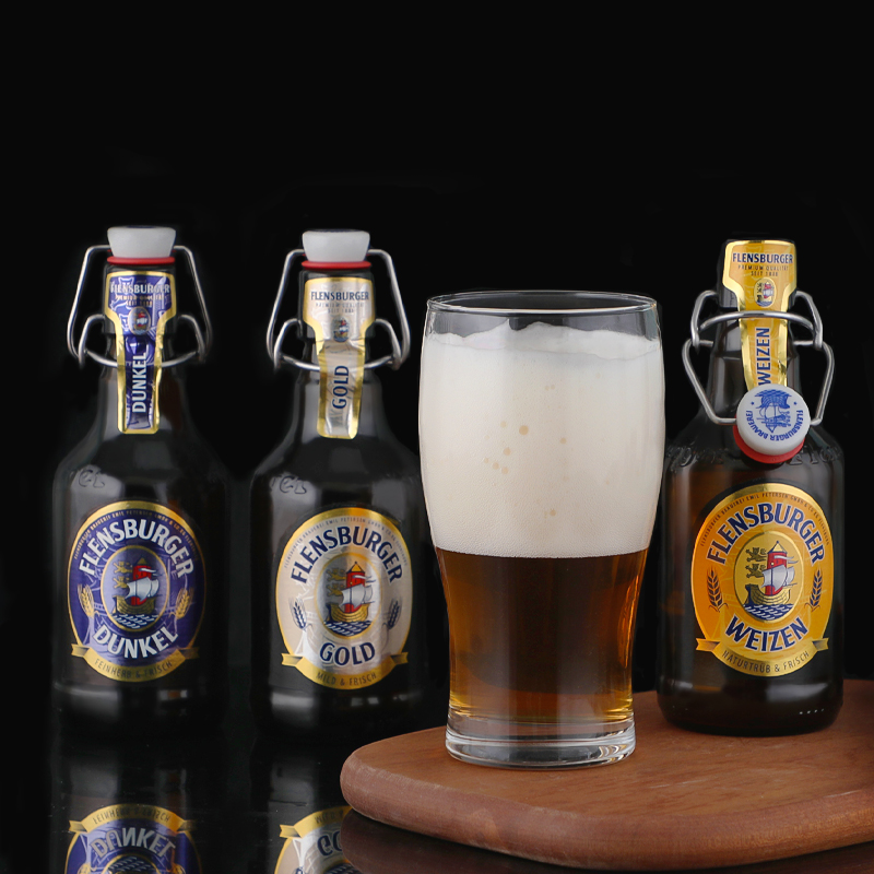 整箱弗林博格德国进口小麦白啤黑比尔森精酿啤酒弗伦斯堡 330ml - 图2