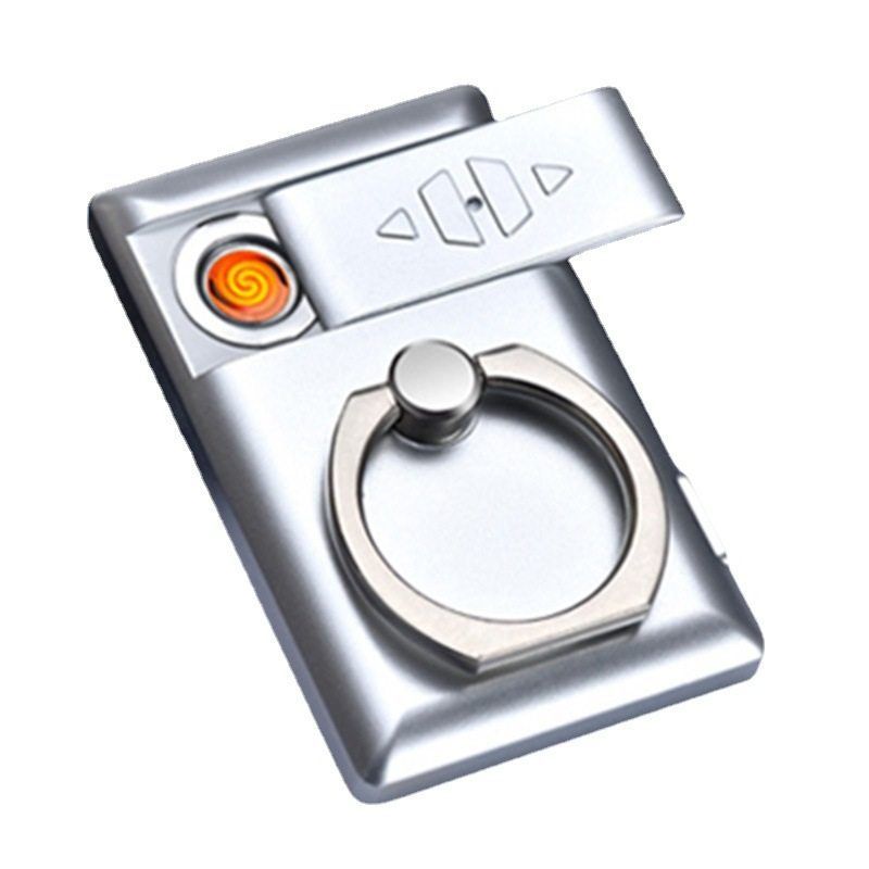 Ring holder lighter cigarette lighter charging mobile phone strap