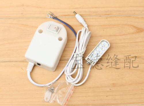 10粒电线灯 衣车灯 缝纫机节能灯带磁铁 LED工作灯台灯照明平车灯 - 图3