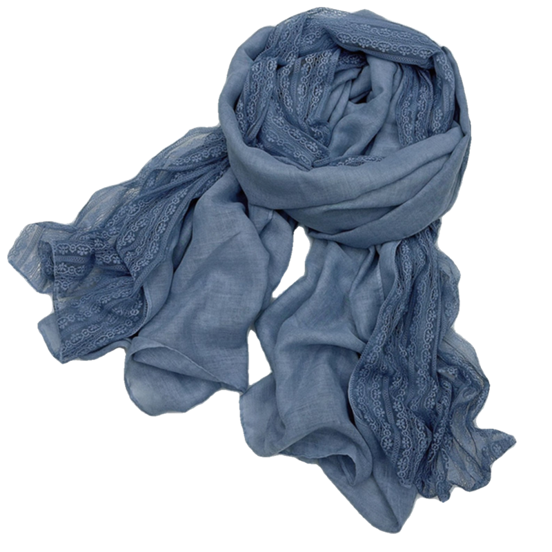 亚麻蕾丝棉麻薄款围巾女冬季百搭灰色披肩春秋时尚洋气女士丝巾长,淘宝优惠券,粉丝福利购,淘宝优惠卷