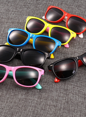 儿童墨镜男女童眼镜2至8岁耐摔