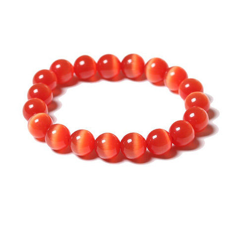 紫色水晶猫眼石适合夏天的手链2025新款爆款森系自然石天然手串女 - 图3