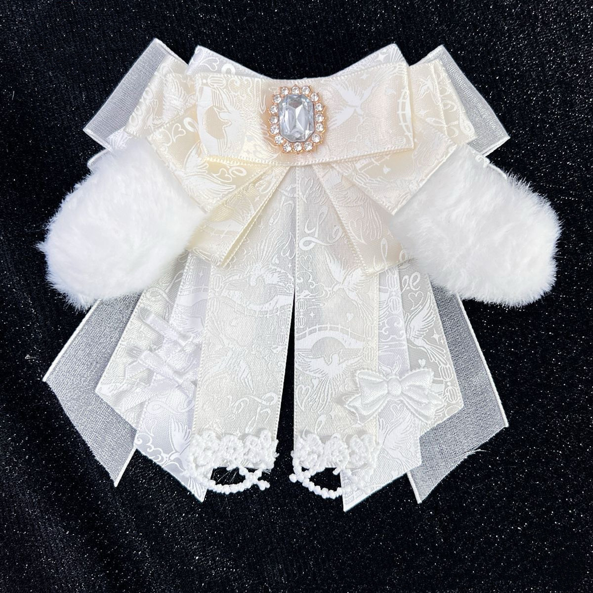 「麦克风配饰」蝴蝶结兔耳猫耳 搭配店铺爱心麦克风或应援棒使用,淘宝优惠券,粉丝福利购,淘宝优惠卷