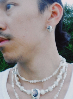 Kamianger中性风纯银耳环