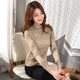 Half turtleneck long sleeve autumn and winter tight student bottoming shirt