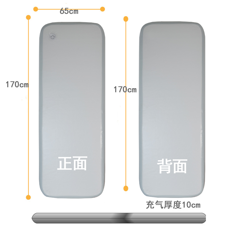 车载充气床垫SUV轿车拉丝单人汽车通用副驾睡觉自驾游旅行床定制 - 图1