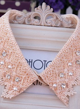 韩版假领子短款挂件百搭装饰项链