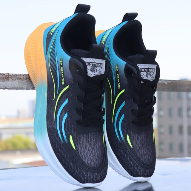 Ultra light cushioning running shoes breathable sneakers for students