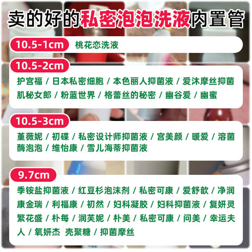 草本抑菌泡沫洗液内置管独立包装阴道一次性女性私处上药内置管 - 图0