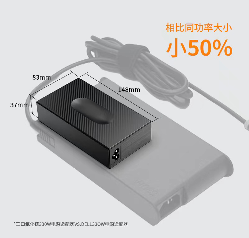 安述330W3C认证氮化镓戴尔华硕拯救者300W微星神舟280W雷神适配器 - 图2