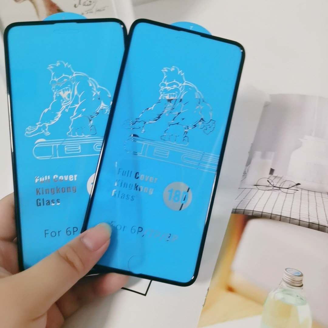 适用苹果14Pro Max18D气囊膜高清iPhone11XR硅胶不碎边全屏钢化膜 - 图0