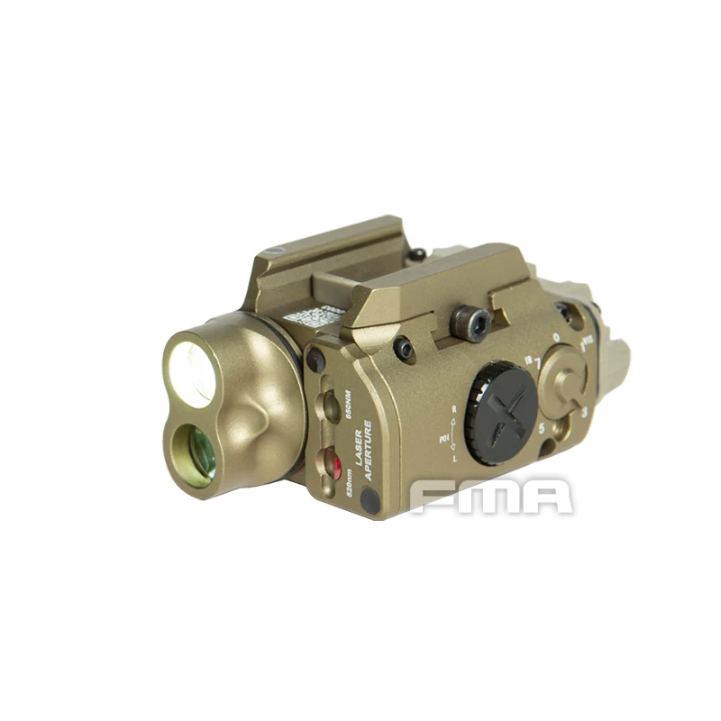 FMA户外用品 XVL2 IRC照明灯 LED手电筒红激光 黑色沙色 TB1407