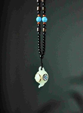 可转动爆款夜光把把茶壶手链挂件香囊香丸吊坠荧光把把胡手把玩件