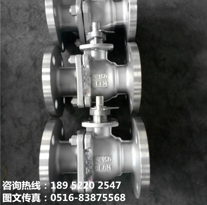 Q41F-150LB 304不锈钢美标法兰球阀手动软密封美标磅级DN50 2寸 - 图0