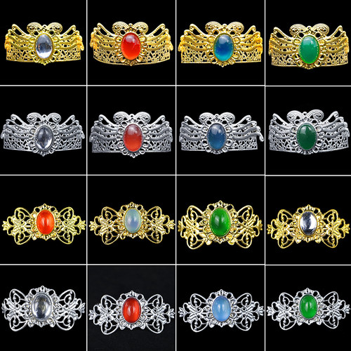 古装儿童发髻古风汉服男孩男童假发包舞台表演摄影演出发饰头饰 - 图2