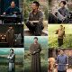 Farmers, men, long shirts, short coats, cotton and linen retro movies
