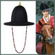 Ming Dynasty large brimmed hat round hat groomsman hat Hanfu big round hat flying fish suit dome flying saucer hat black chivalrous costume