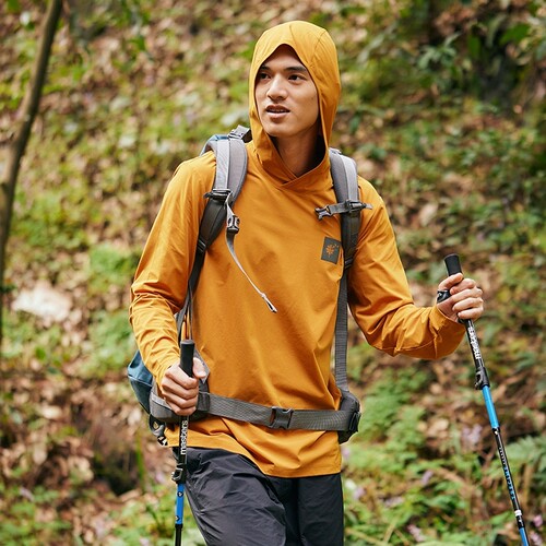 三夫户外丨隐者山之道云溪户外休闲防晒速干舒适透气春夏帽衫 - 图0