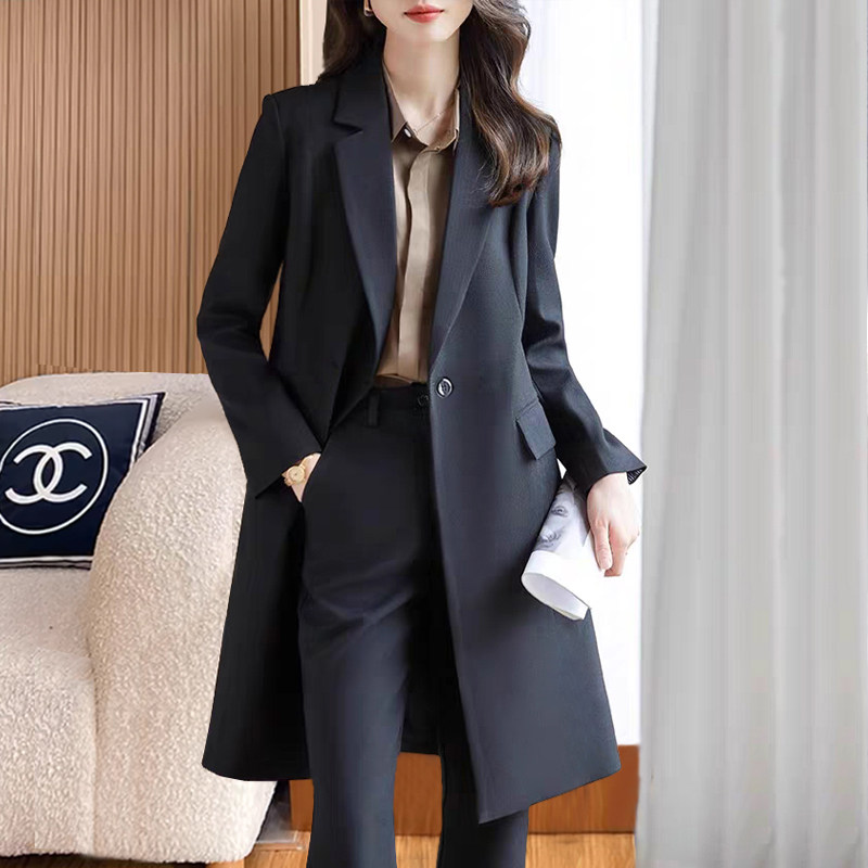 大码西装风衣外套女春秋2025新款胖mm宽松气质休闲职业中长款西服,淘宝优惠券,粉丝福利购,淘宝优惠卷