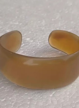 天然牛角雕刻手镯民族风个性艺术