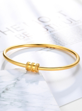 潮宏基黄金手镯足金手饰