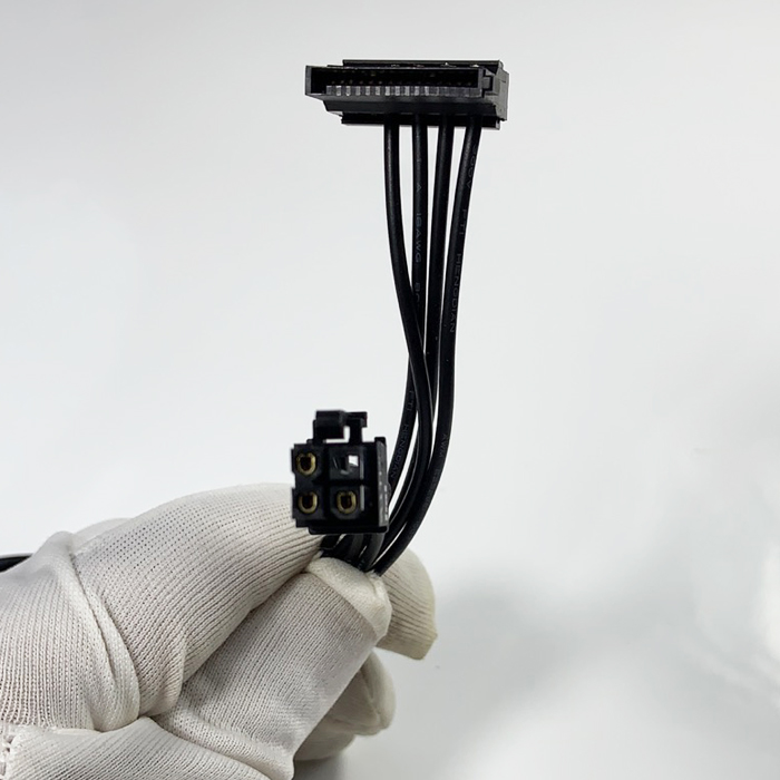 适用于联想 大4针4Pin转串口4P转sata硬盘供电电源转接线 - 图1