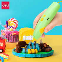 Able 3D printing pen stereoscopic graffiti pen drawing pen children student gift toy stationery suit children stationery