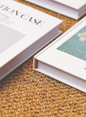 样板房硬壳装饰道具书现代简约