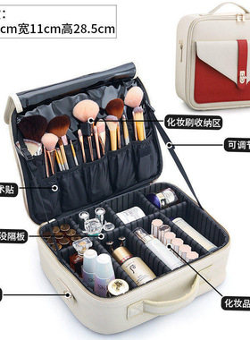 纹绣大号大容量手提化妆箱收纳箱