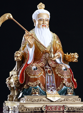 太白金星神像道家供奉李长庚铜像