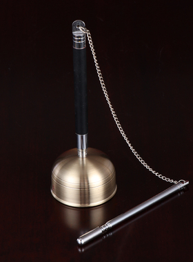 台湾引磬法器纯手工铜伸缩引罄庆