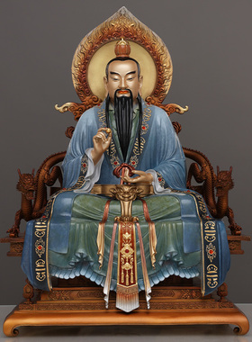 元始灵宝道德天尊三清像道家神像