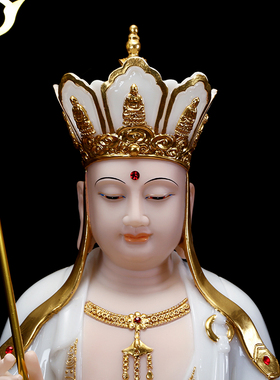 圆通佛具地藏王菩萨像汉白玉佛像