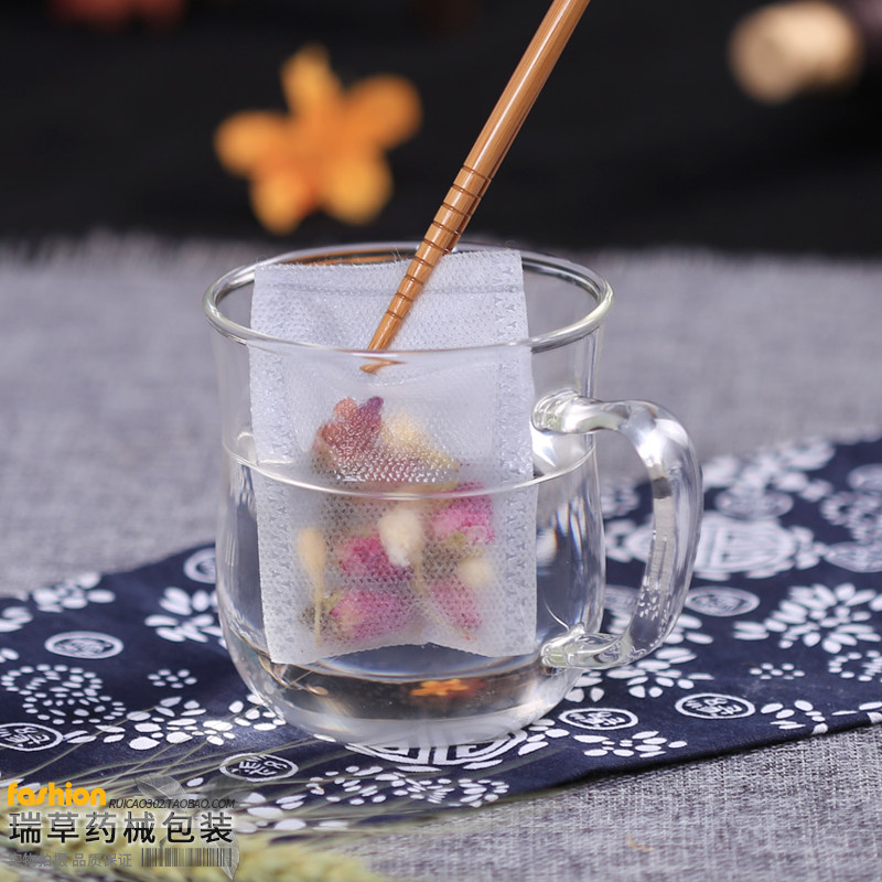 300个无线热封口无纺布过滤袋中药袋茶包袋泡茶药粉泡茶袋包邮,淘宝优惠券,粉丝福利购,淘宝优惠卷