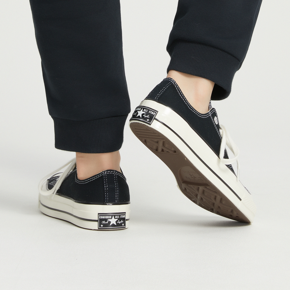 CONVERSE匡威1970s低帮经典三星标复古一脚蹬帆布休闲鞋162058C