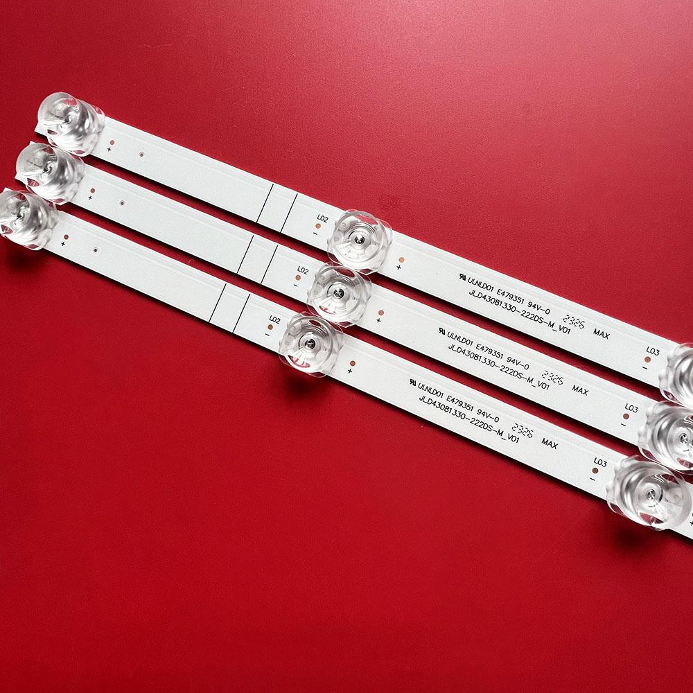 适用小米L43M5-5A 5S 灯条JL.D43081330-222BS-M-V02液晶背光3条8 - 图1