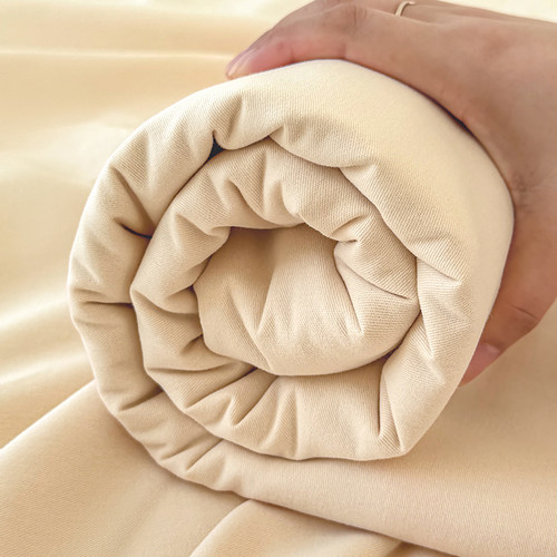 新疆纯棉床笠罩单件2026新款床罩防尘全棉床垫保护罩床单套三件套 - 图1