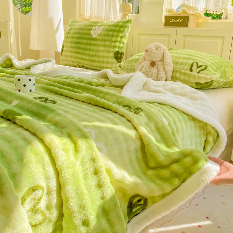 秋冬季兔毛绒床单单件加绒加厚牛奶绒床毯珊瑚绒宿舍单人被单毛毯,淘宝优惠券,粉丝福利购,淘宝优惠卷