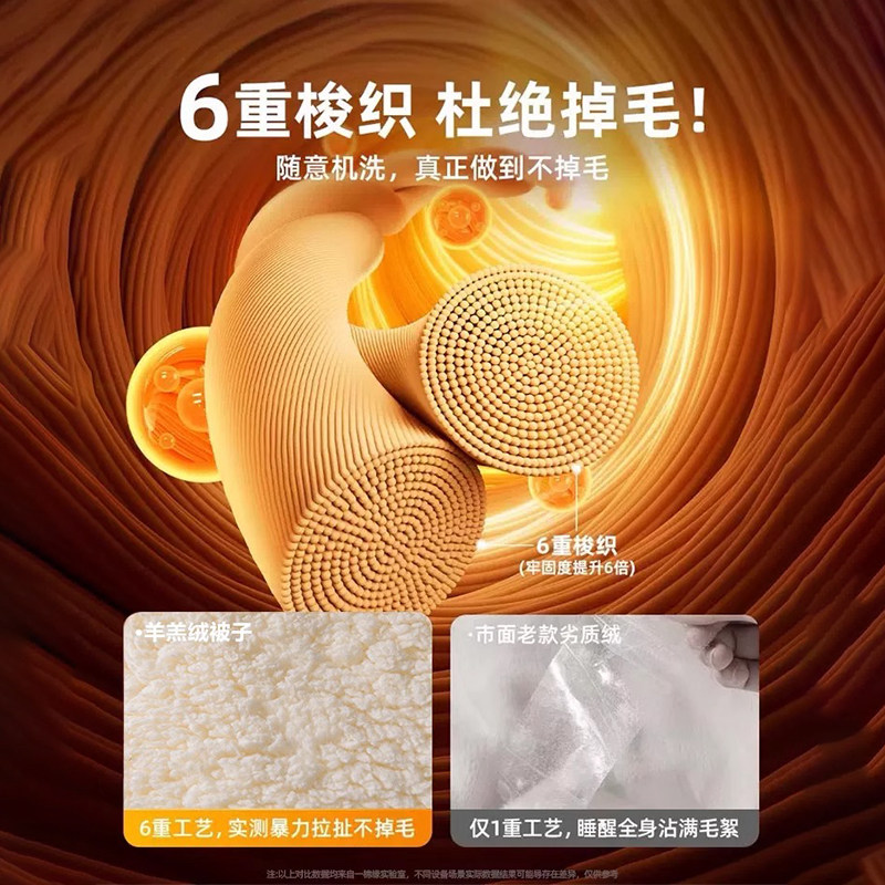 羊羔绒被子2025新款冬季棉被被芯冬天单人宿舍秋冬被加厚保暖10斤,淘宝优惠券,粉丝福利购,淘宝优惠卷