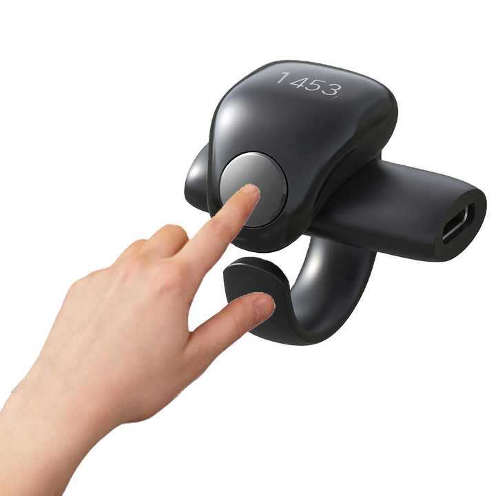 Sanda Electronics c1 Smart Bluetooth Ring OLED Display Mobile App Connected Alarm Reminder Counter Factory