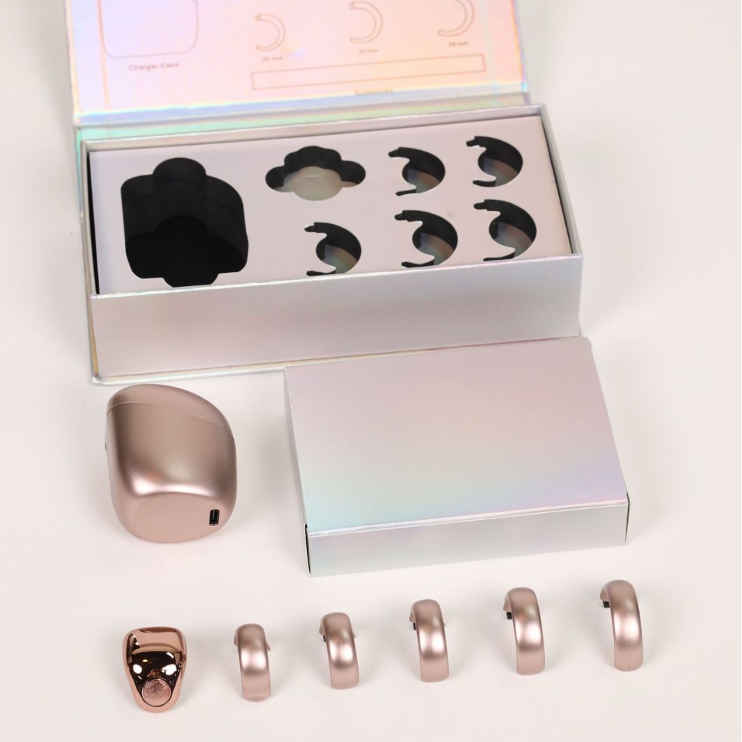 2025 smart ring Bluetooth counter can be connected to the mobile app with alarm time reminder counter