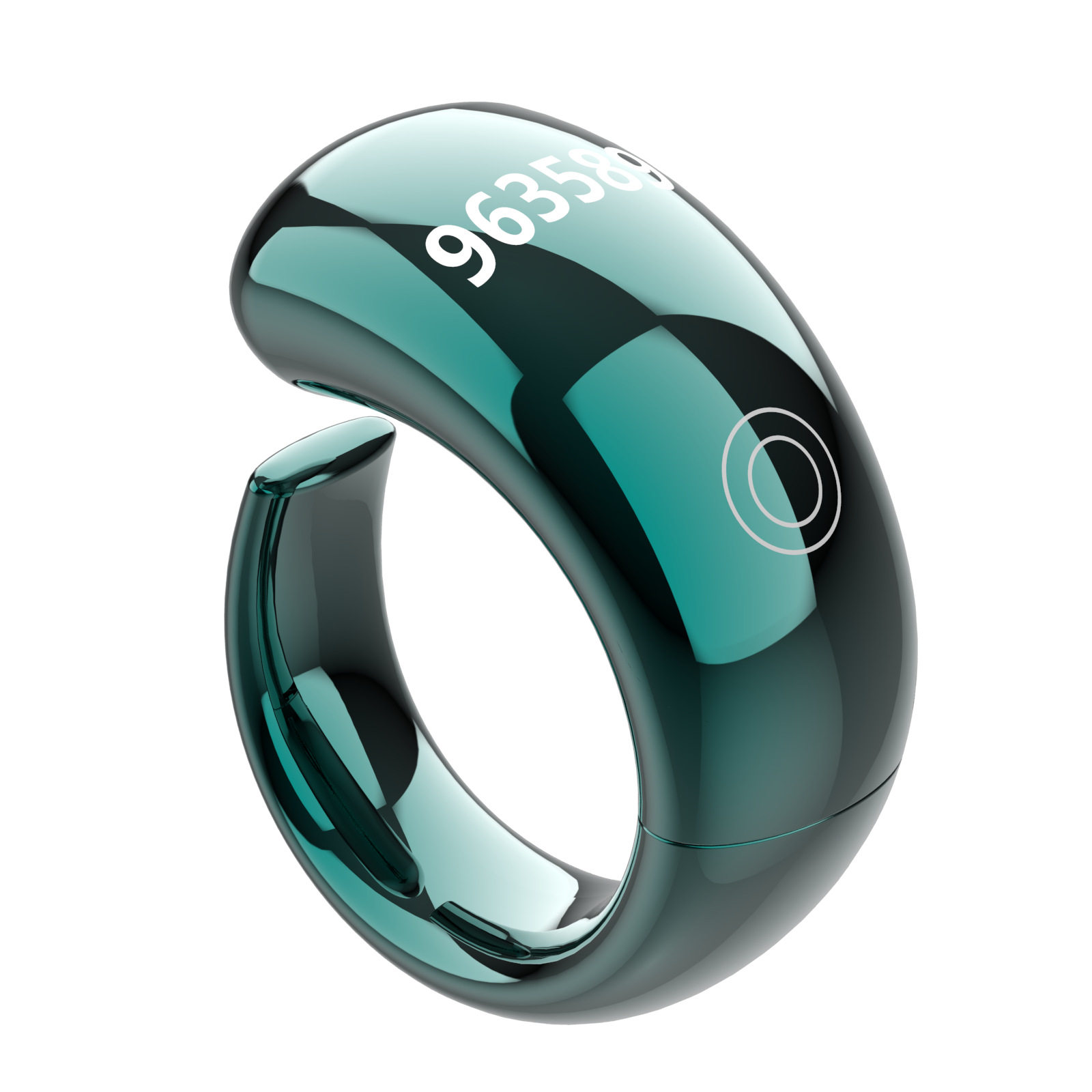 Factory wholesale new counter touch luminous hand press ring type rechargeable intelligent digital display electronic counter