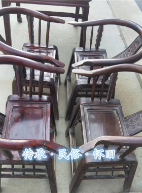 古代旧家具茶馆饭店民俗老物件