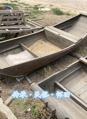 景区水乡风木头民俗老物件